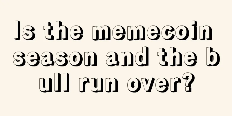 Is the memecoin season and the bull run over?