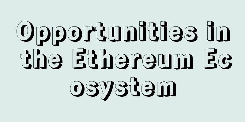 Opportunities in the Ethereum Ecosystem