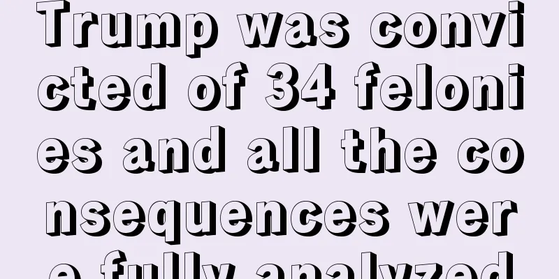 Trump was convicted of 34 felonies and all the consequences were fully analyzed