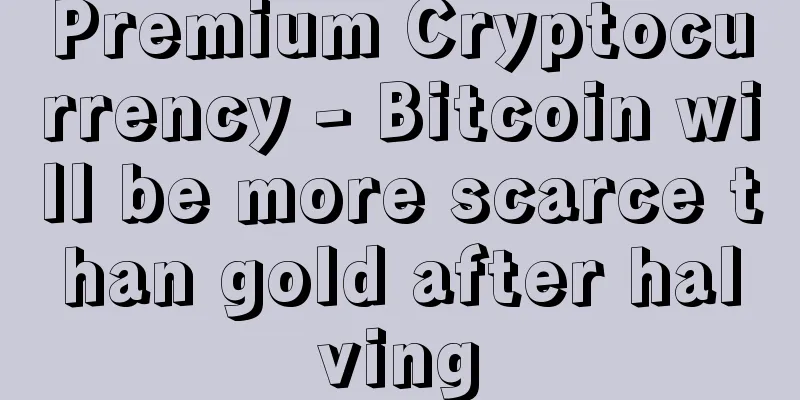 Premium Cryptocurrency - Bitcoin will be more scarce than gold after halving