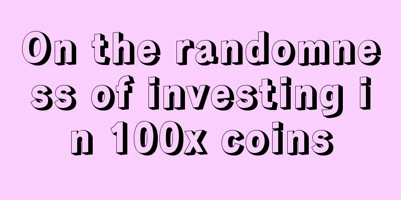 On the randomness of investing in 100x coins