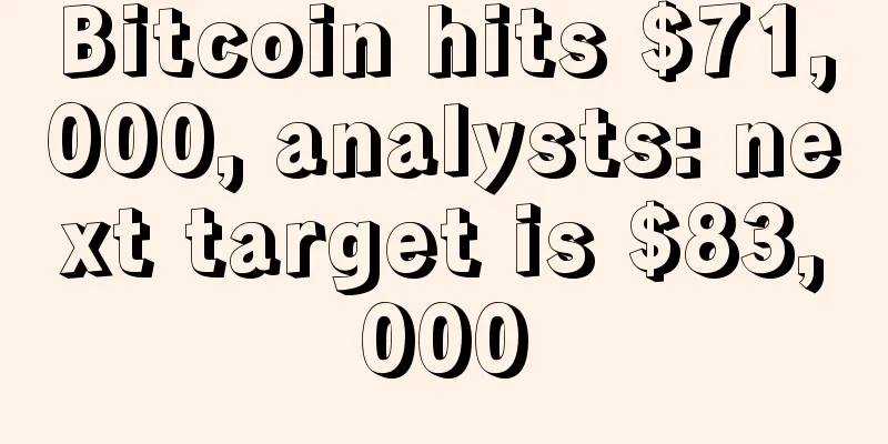 Bitcoin hits $71,000, analysts: next target is $83,000