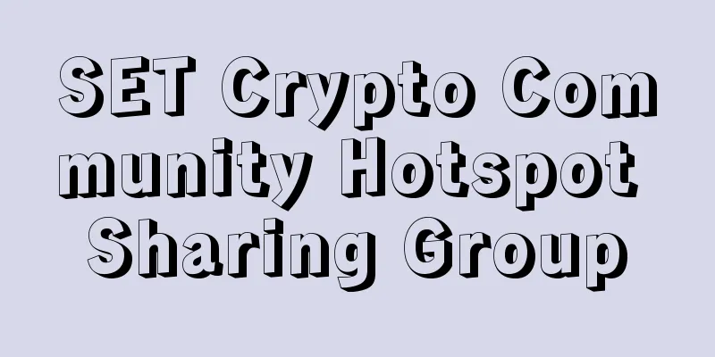 SET Crypto Community Hotspot Sharing Group