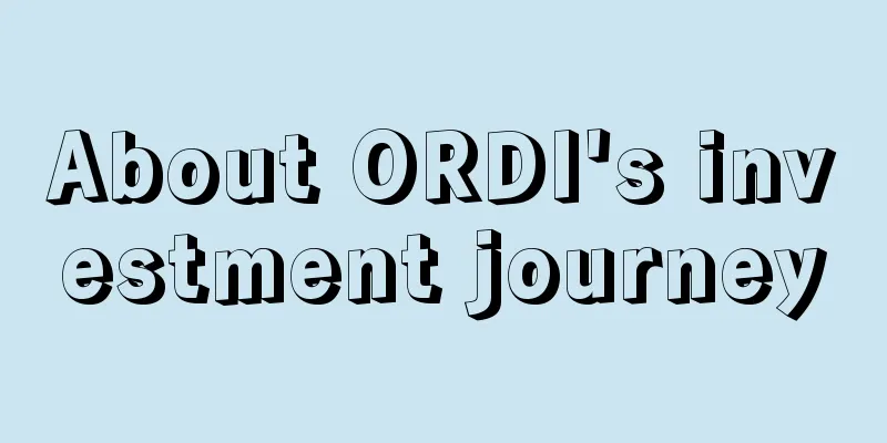 About ORDI's investment journey