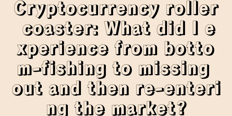 Cryptocurrency roller coaster: What did I experience from bottom-fishing to missing out and then re-entering the market?