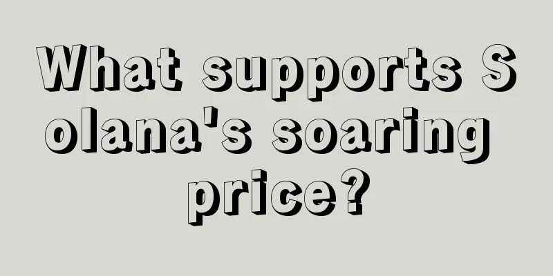 What supports Solana's soaring price?