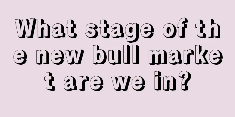 What stage of the new bull market are we in?