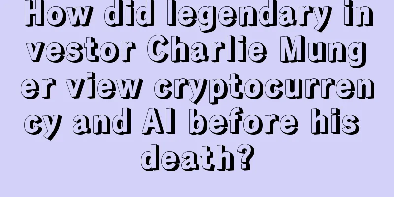 How did legendary investor Charlie Munger view cryptocurrency and AI before his death?