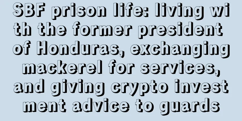 SBF prison life: living with the former president of Honduras, exchanging mackerel for services, and giving crypto investment advice to guards