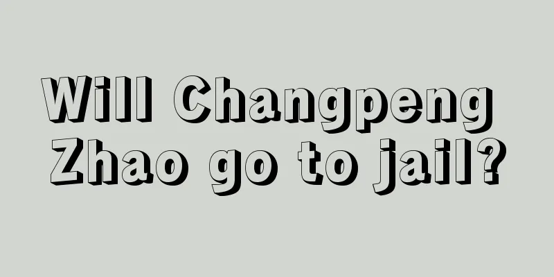Will Changpeng Zhao go to jail?
