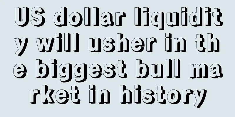 US dollar liquidity will usher in the biggest bull market in history
