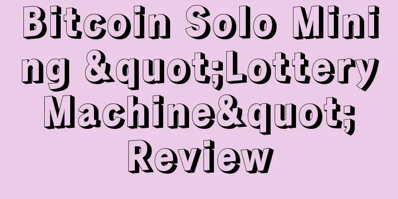 Bitcoin Solo Mining "Lottery Machine" Review