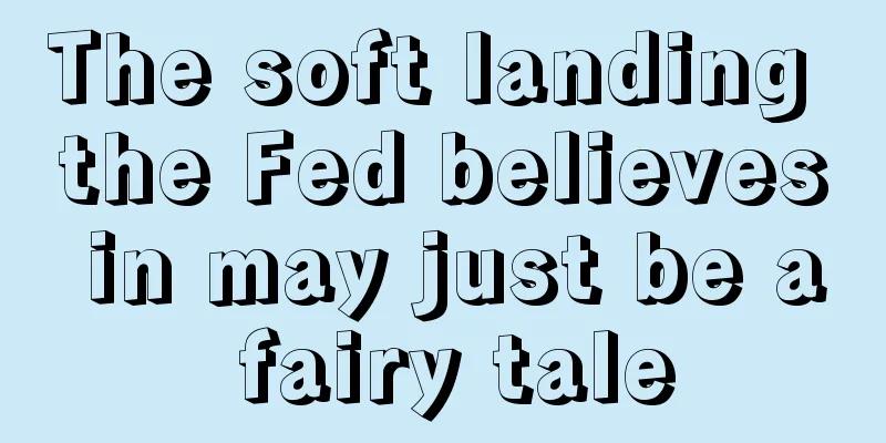 The soft landing the Fed believes in may just be a fairy tale
