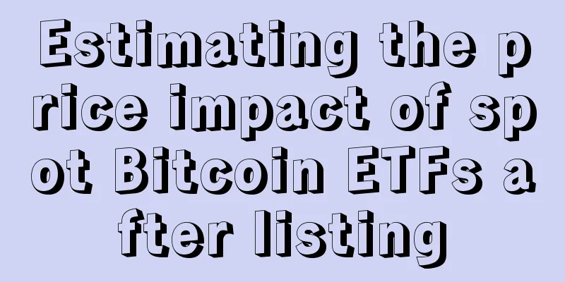 Estimating the price impact of spot Bitcoin ETFs after listing