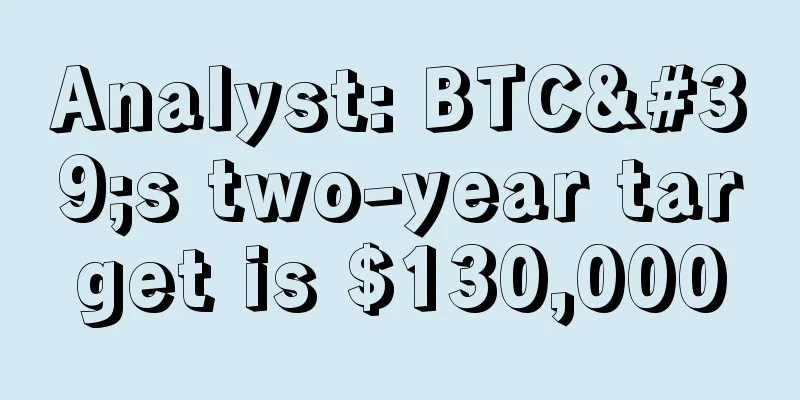 Analyst: BTC's two-year target is $130,000