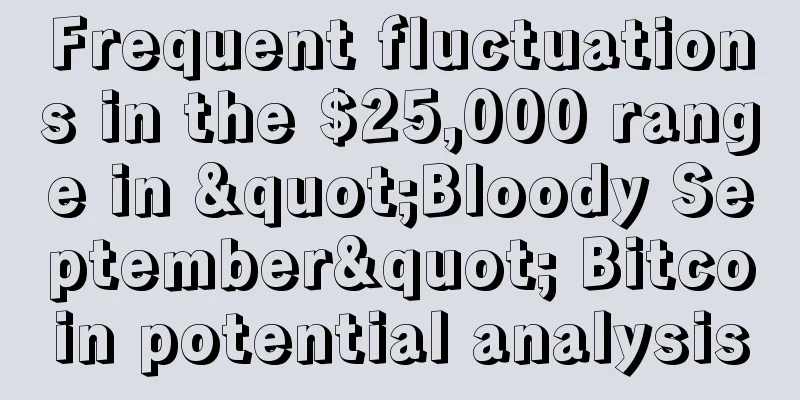 Frequent fluctuations in the $25,000 range in "Bloody September" Bitcoin potential analysis