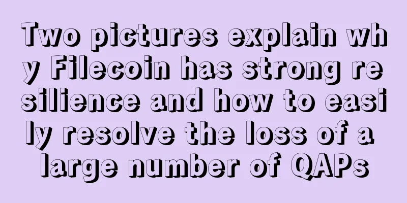Two pictures explain why Filecoin has strong resilience and how to easily resolve the loss of a large number of QAPs