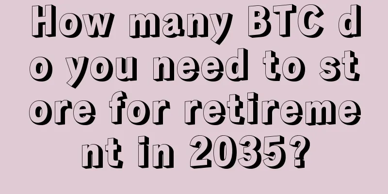 How many BTC do you need to store for retirement in 2035?