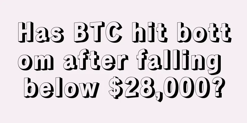 Has BTC hit bottom after falling below $28,000?