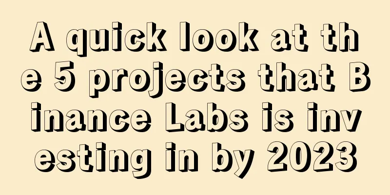 A quick look at the 5 projects that Binance Labs is investing in by 2023