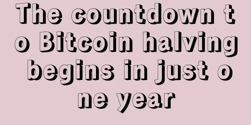 The countdown to Bitcoin halving begins in just one year