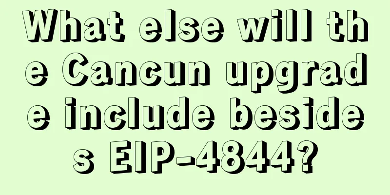 What else will the Cancun upgrade include besides EIP-4844?