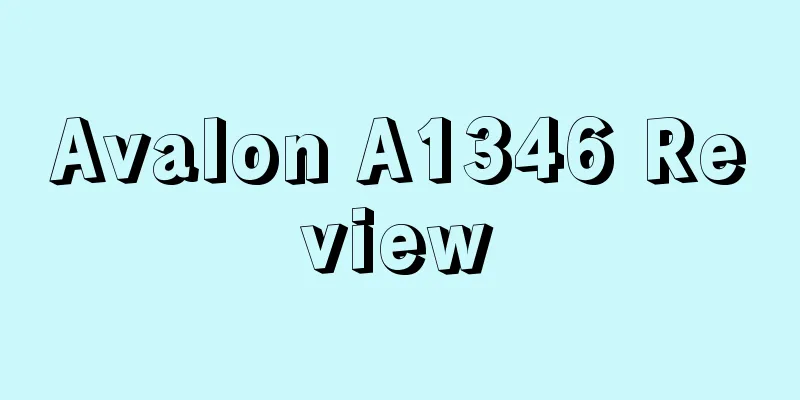 Avalon A1346 Review