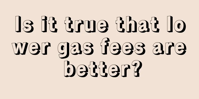 Is it true that lower gas fees are better?