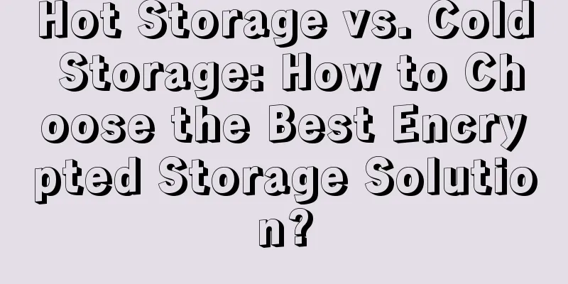 Hot Storage vs. Cold Storage: How to Choose the Best Encrypted Storage Solution?
