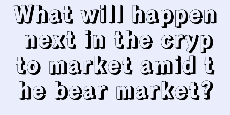 What will happen next in the crypto market amid the bear market?