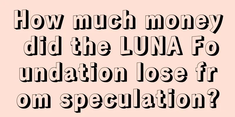 How much money did the LUNA Foundation lose from speculation?