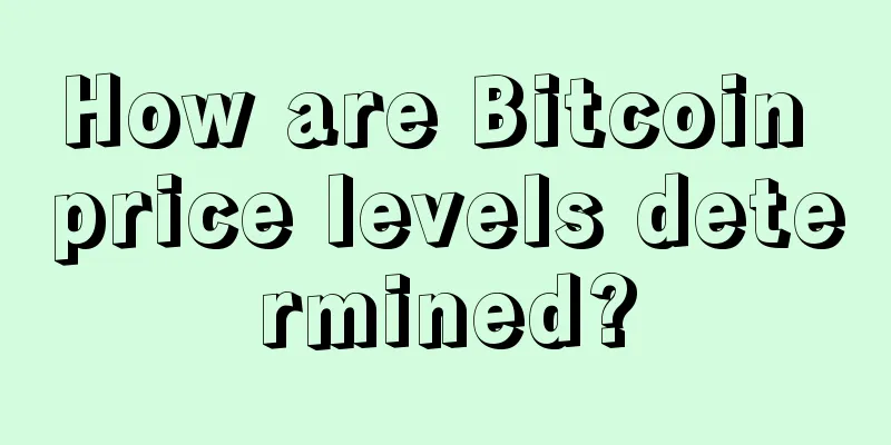 How are Bitcoin price levels determined?