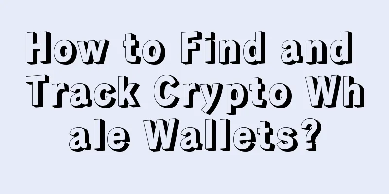 How to Find and Track Crypto Whale Wallets?
