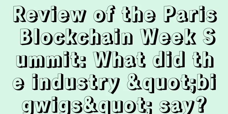 Review of the Paris Blockchain Week Summit: What did the industry "bigwigs" say?