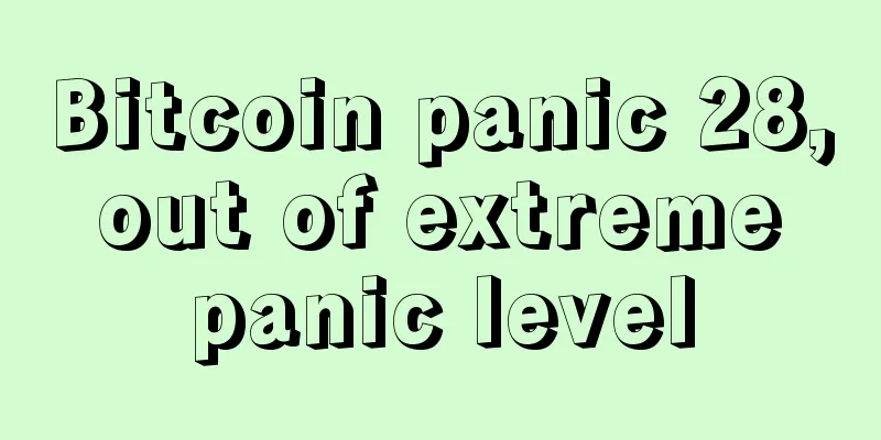 Bitcoin panic 28, out of extreme panic level