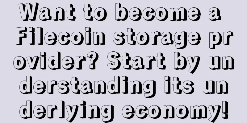 Want to become a Filecoin storage provider? Start by understanding its underlying economy!