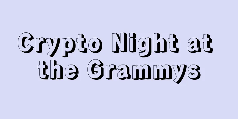 Crypto Night at the Grammys