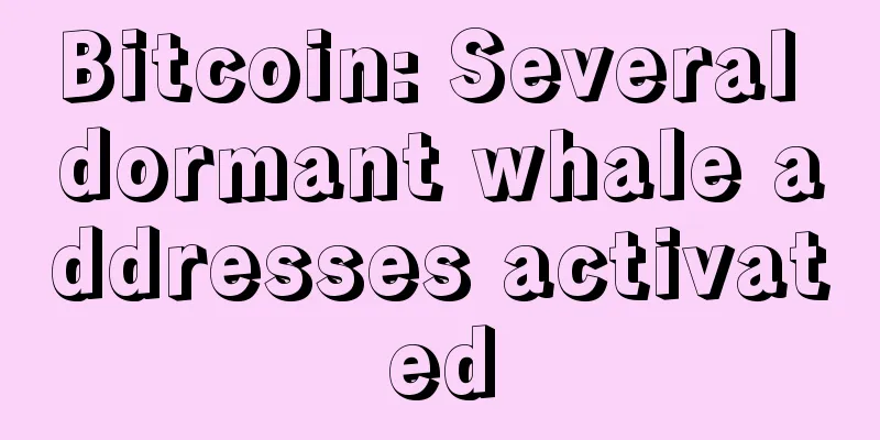 Bitcoin: Several dormant whale addresses activated