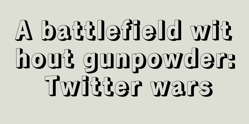 A battlefield without gunpowder: Twitter wars