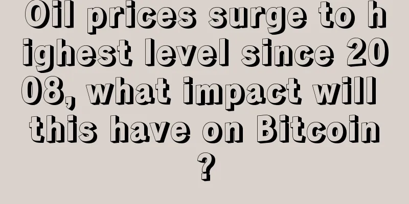 Oil prices surge to highest level since 2008, what impact will this have on Bitcoin?