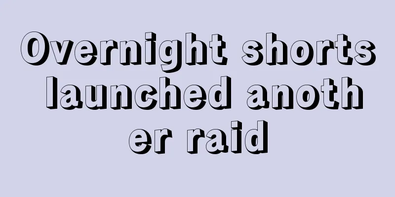 Overnight shorts launched another raid