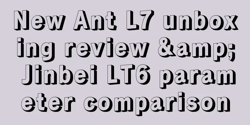New Ant L7 unboxing review & Jinbei LT6 parameter comparison