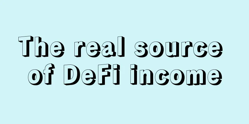 The real source of DeFi income