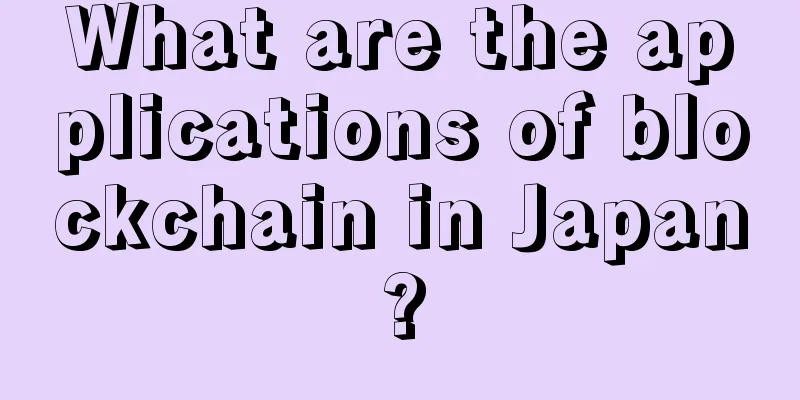 What are the applications of blockchain in Japan?