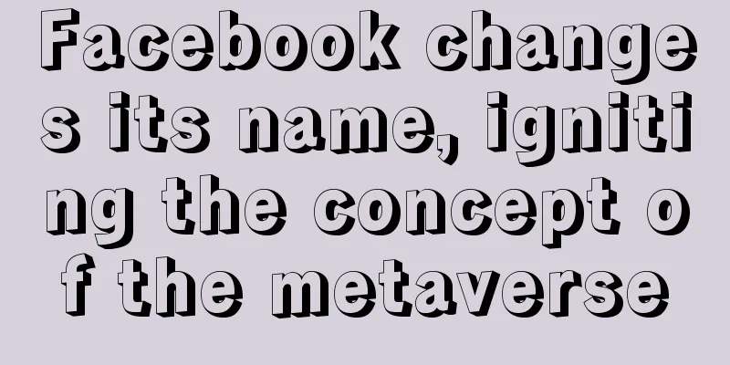 Facebook changes its name, igniting the concept of the metaverse