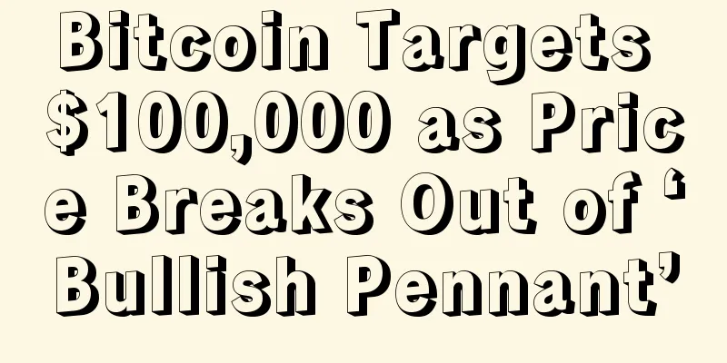 Bitcoin Targets $100,000 as Price Breaks Out of ‘Bullish Pennant’