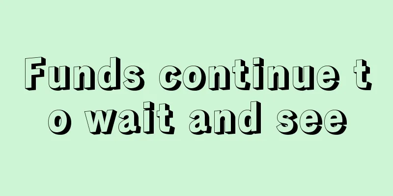 Funds continue to wait and see