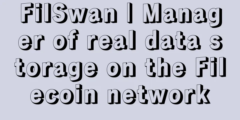 FilSwan | Manager of real data storage on the Filecoin network
