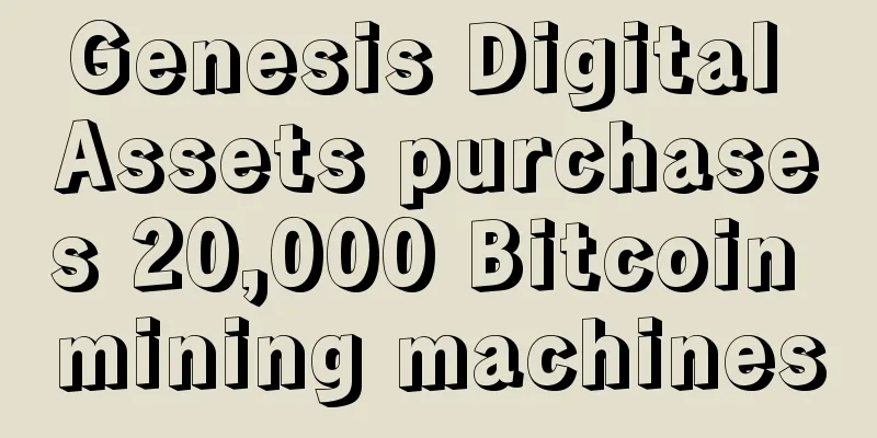 Genesis Digital Assets purchases 20,000 Bitcoin mining machines