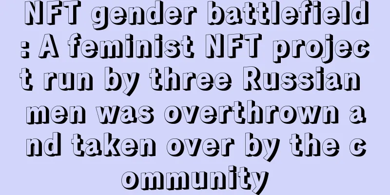NFT gender battlefield: A feminist NFT project run by three Russian men was overthrown and taken over by the community